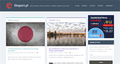Desktop Screenshot of eksport.pl